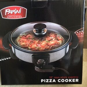Parini 12" Non-Stick Electric Pizza Cooker